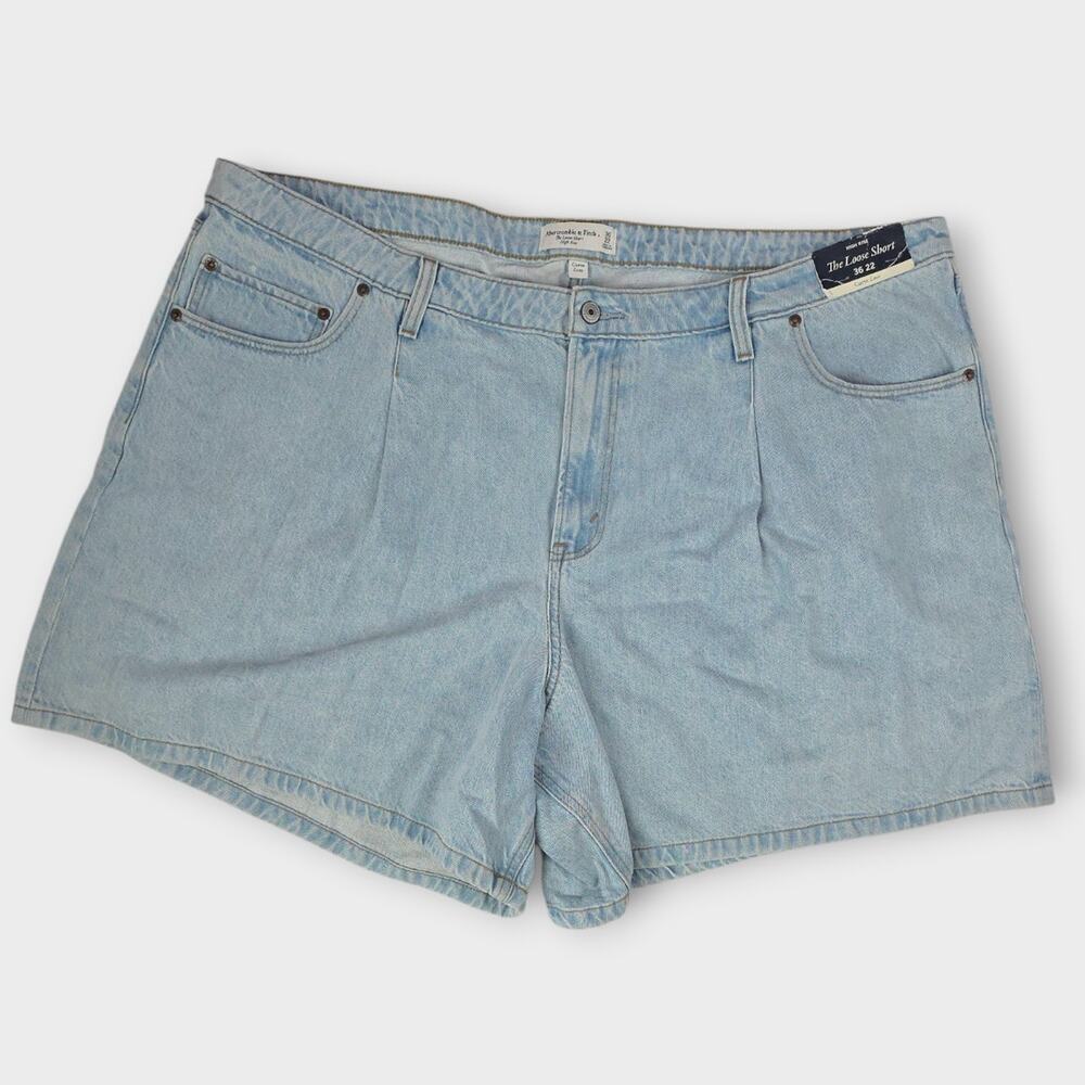 Abercrombie & Fitch Shorts Women's 22  The Loose Short High-rise Curve Love nwt